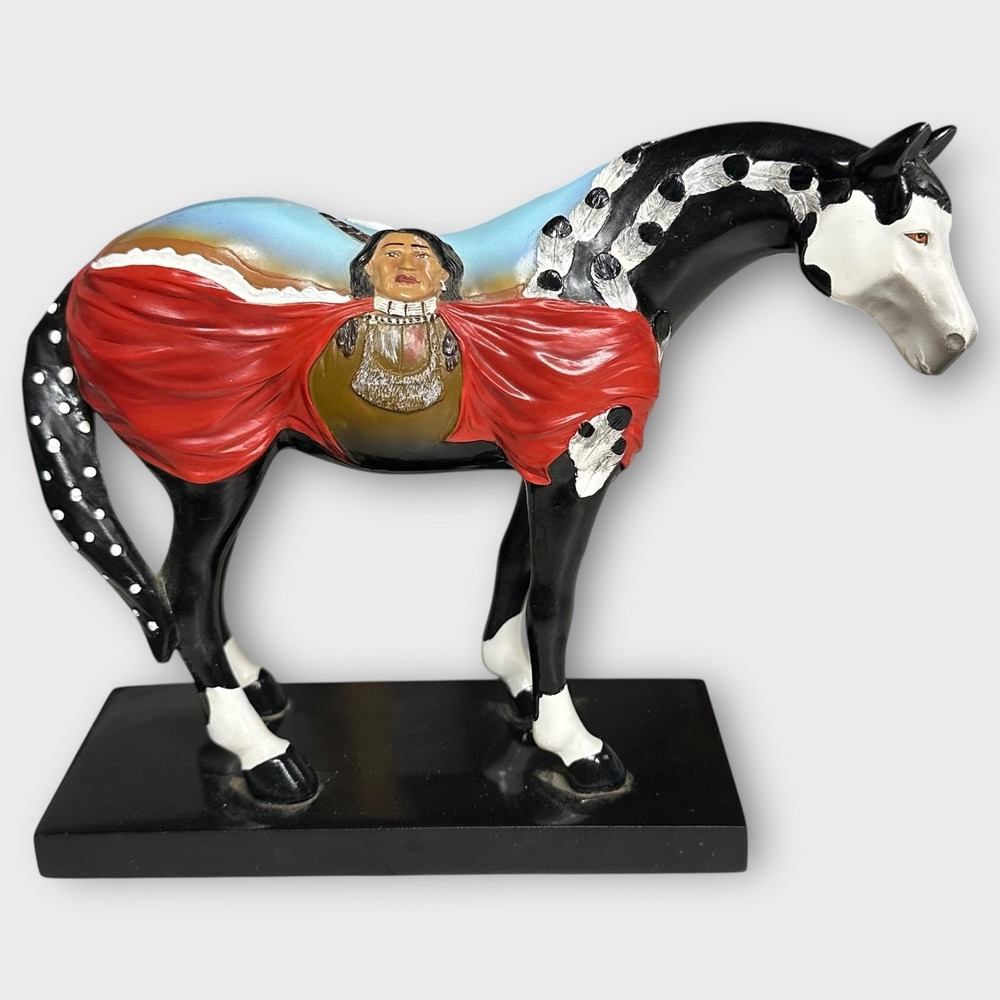 Trail of Painted Ponies Crazy Horse Figurine 12264 CJ Wells Native Art Decor 200